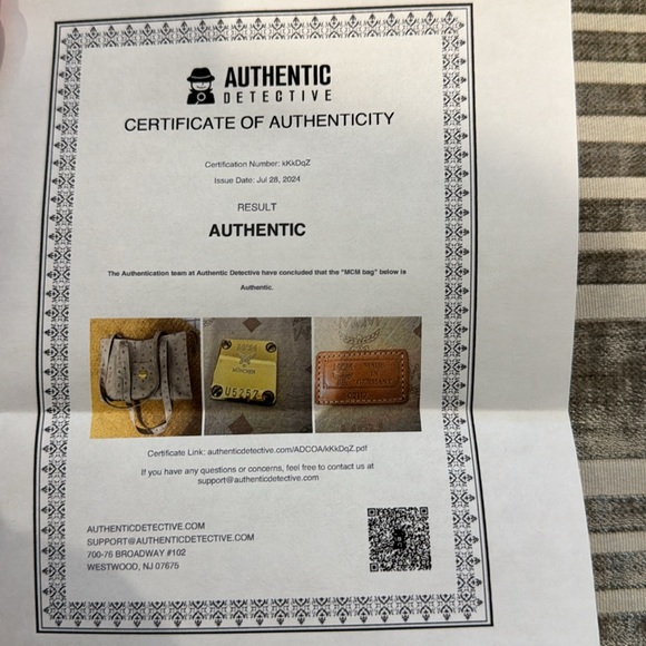 MCM Pre loved in great condition shoulder/ Crossbody Bag with top zipper. - Picture 17 of 17